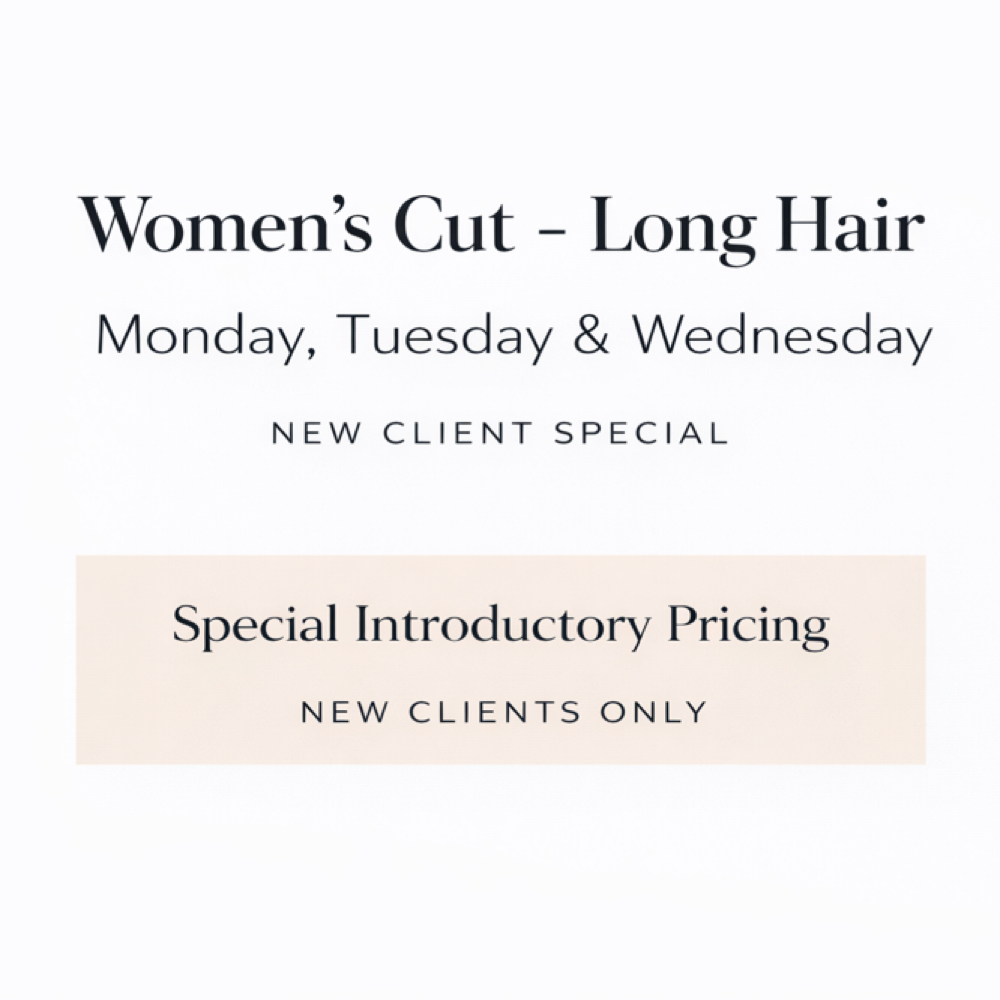 WOMEN’S CUT (LONG HAIR OFFER)
