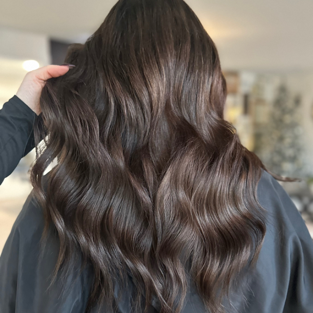 Grey Coverage Root Retouch at Salon 212 in Saco, ME