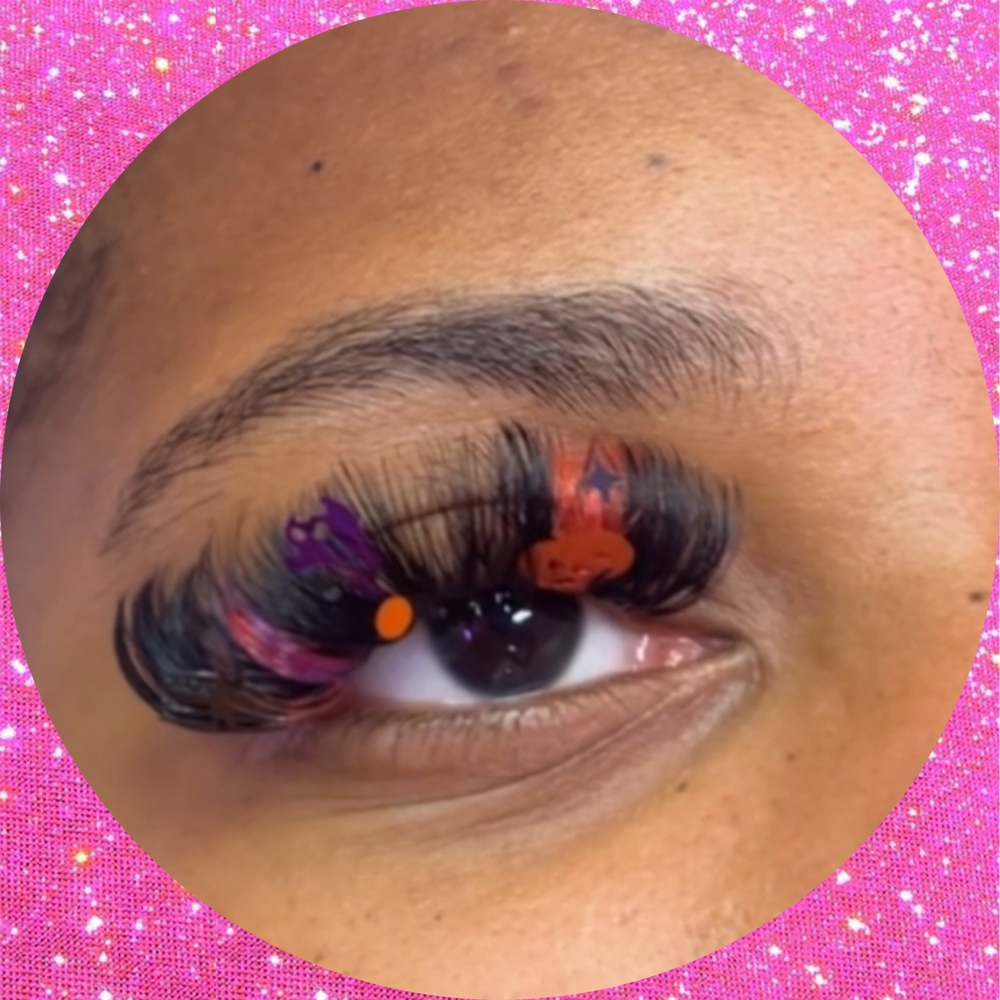 Eyelash Decal/ Glitter