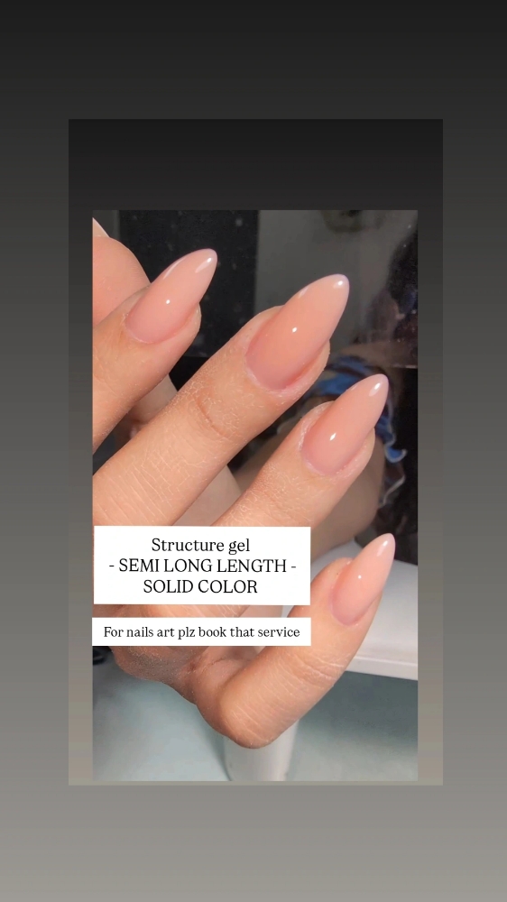 SEMI LONG STRUCTURE GEL