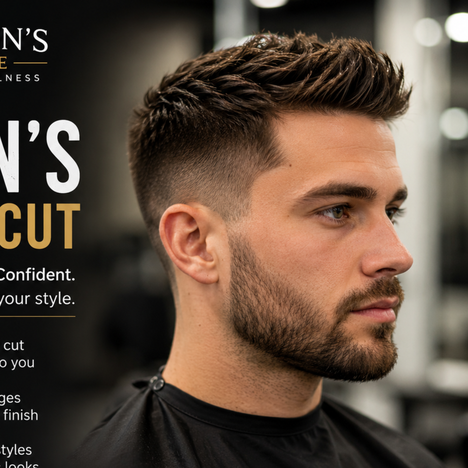 Men's Haircut at Hobson's Edge Hair Studio in Fort Wayne, IN