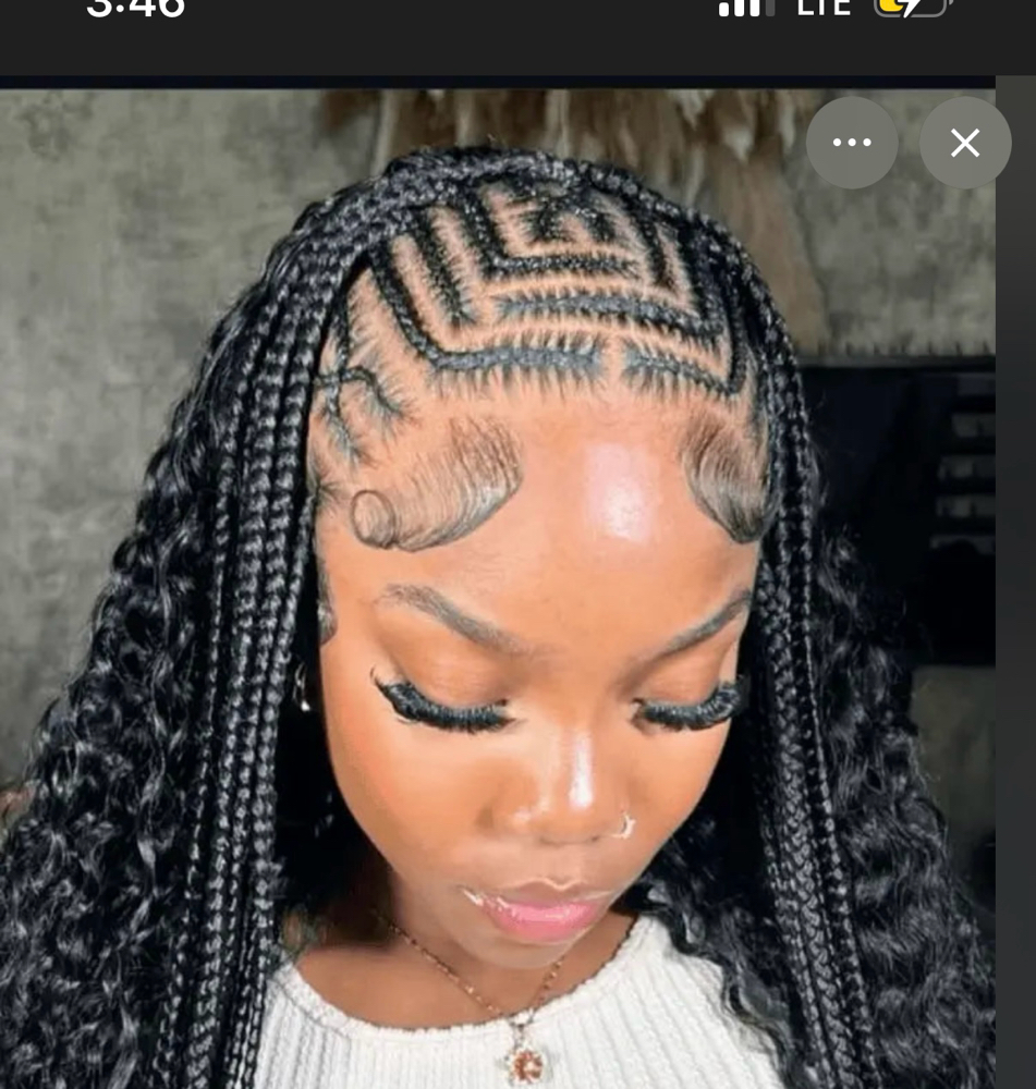 Fulani Braids at The house of beauty in Atlanta, GA