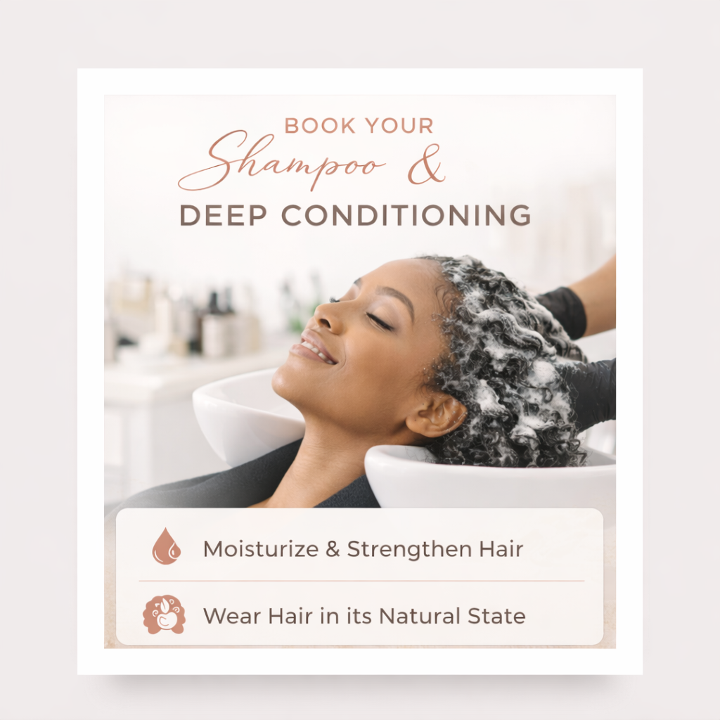 Shampoo & Conditioning Treatment at Paradise Hair Promotions in Bedford Heights, OH