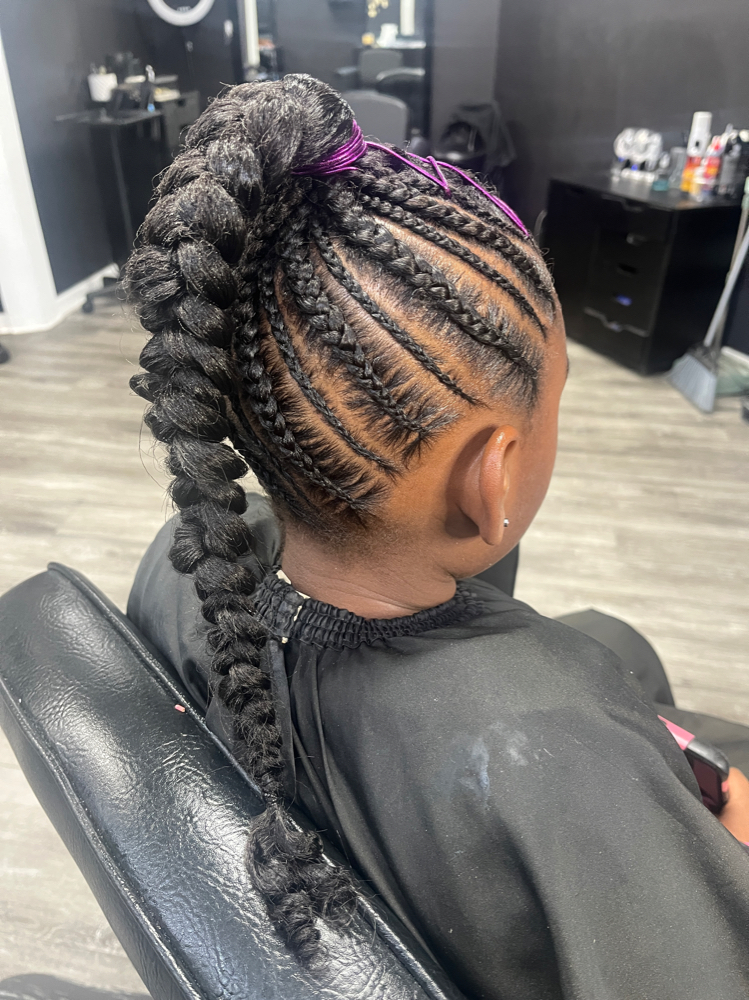 Kids Cornrows Designed