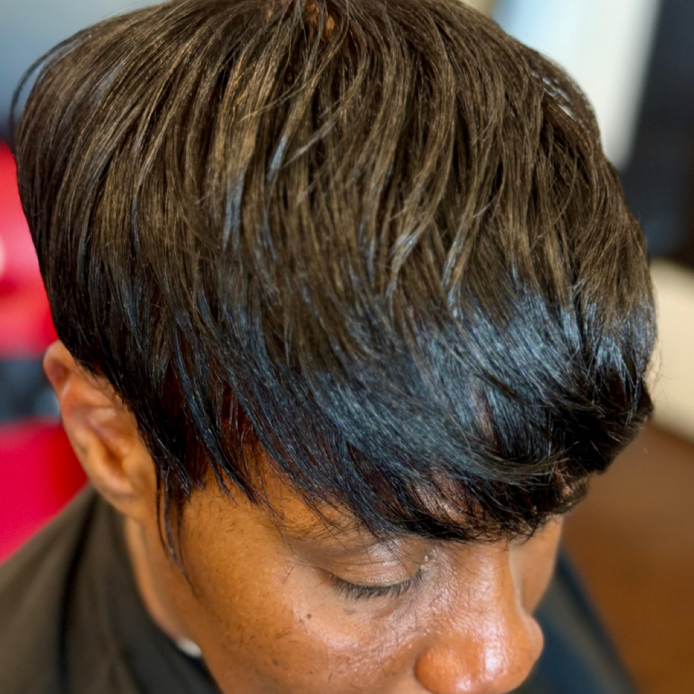 Trim and Style at The edge beauty concept salon ny in Massapaqua, NY