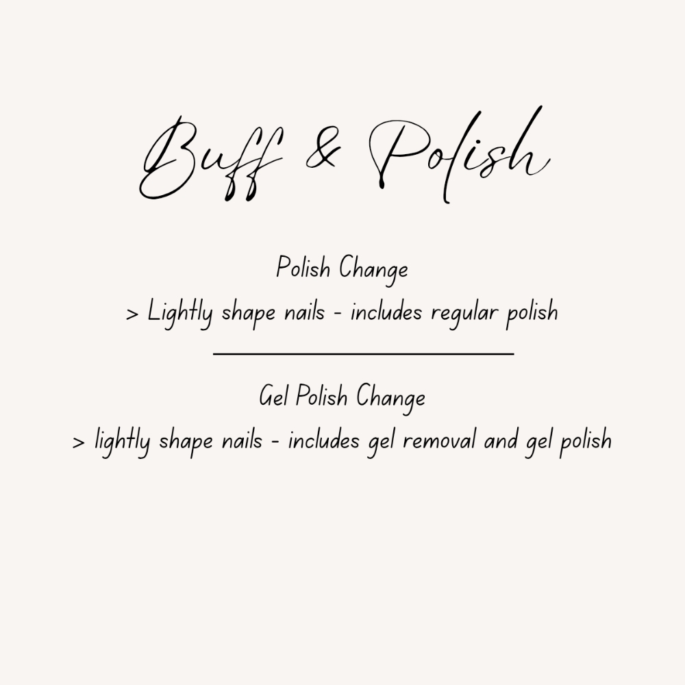 Buff & Polish at Sami's Salon in Washington, MO