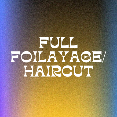 Full Foilayage/Haircut