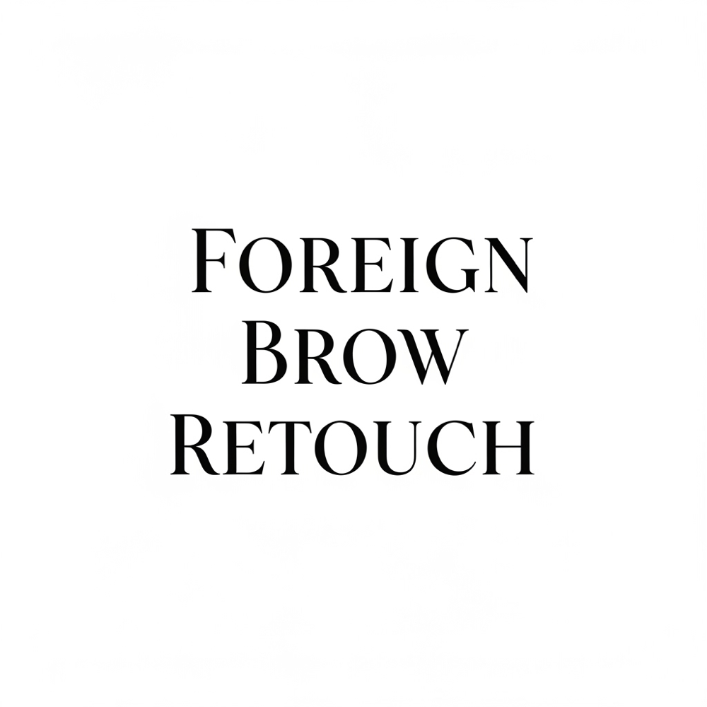 Foriegn Brow Retouch at Snatched Beauty in Dallas, TX