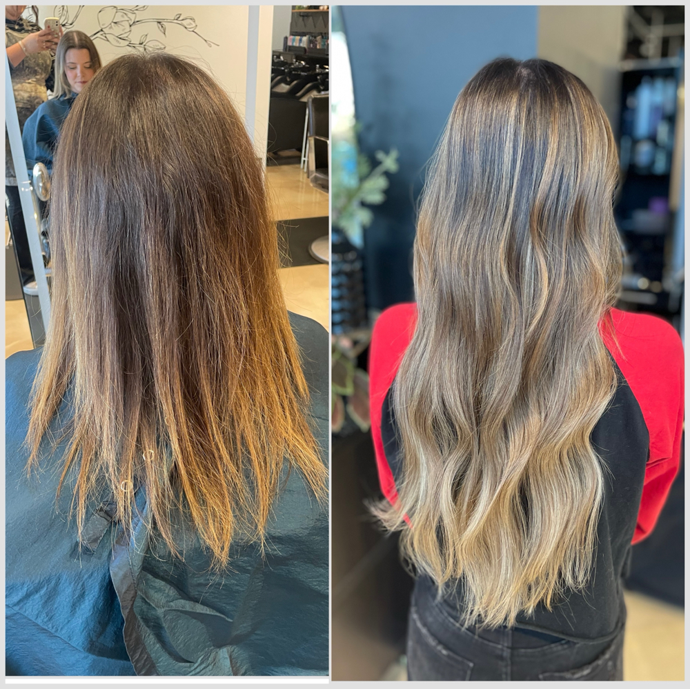 HAIR EXTENSION INSTALL