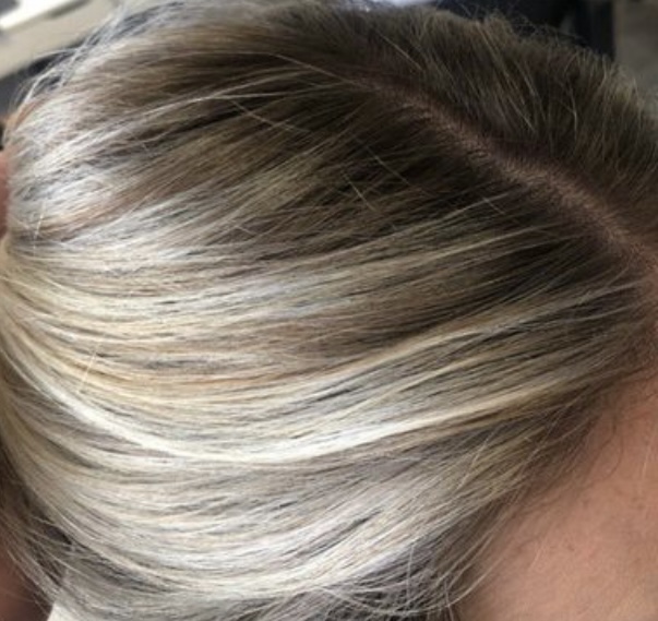 Partial Foil Glaze And Haircut