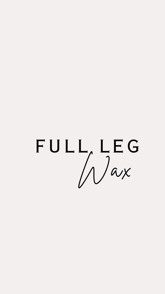 FULL LEG WAX