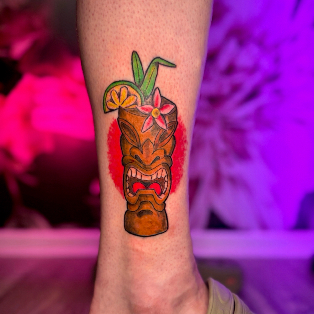 Tattoo Session at The Iconic Parlour in Twentynine Palms, CA