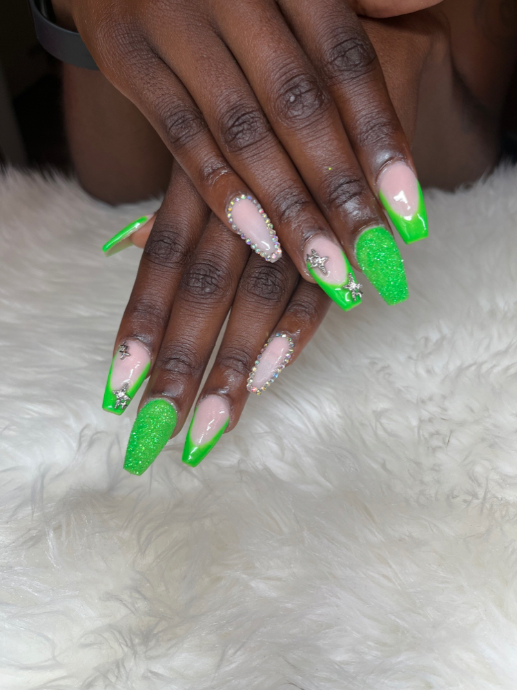 Basic Full Set- Medium at RissaNailedit314 in St Ann, MO