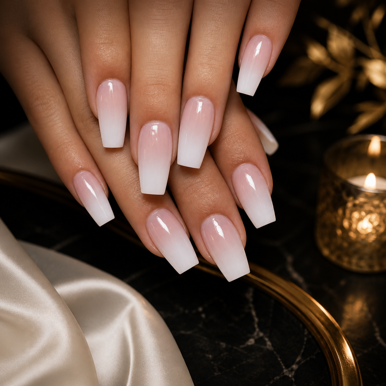Nails - Solar/Acrylic Full Set at Le Bijou Nails and Spa Salon in Houston, TX