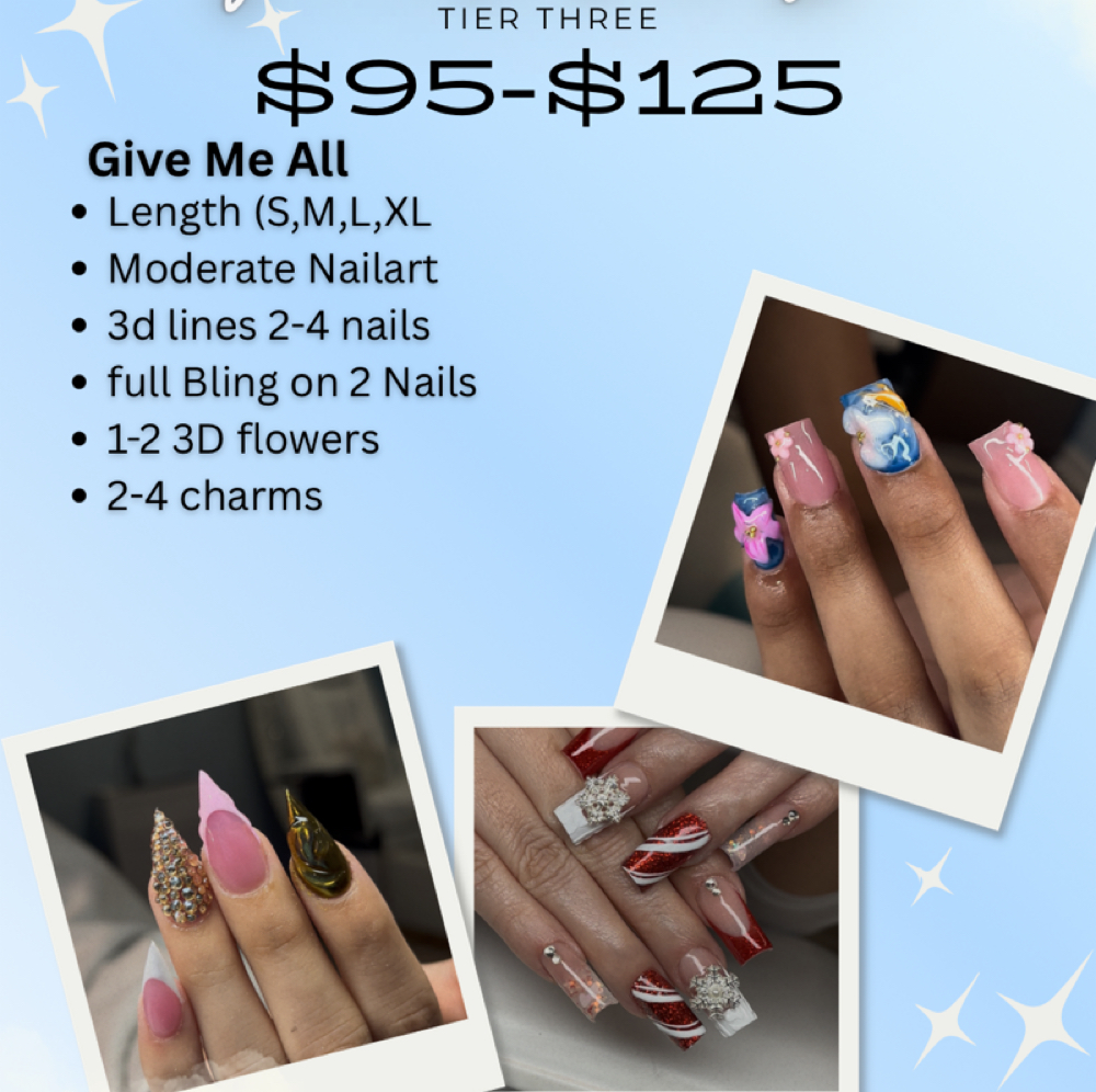 TIER THREE (Acrylic, Gelx) at Maaseiah Salon in Bethesda, MD