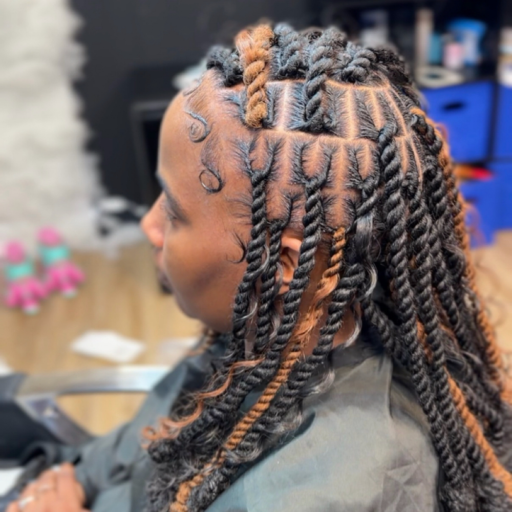Invisible/Butterfly/Soft Locs at The Butterfly Effect Salon in Chattanooga, TN