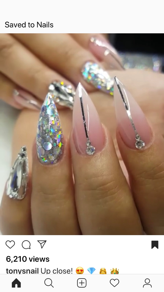 Nail Art, Crystals & Designs