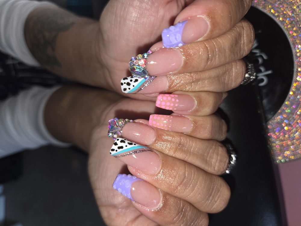 Medium Full Set at Luxe' Nails by Mrs. LaLa in Garfield Heights, OH
