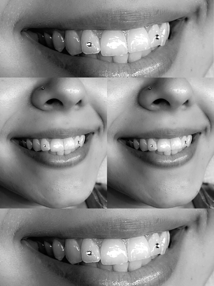1 Disco Tooth Gems at Lash Me Out Angel.Cole LLC in Dayton, TX