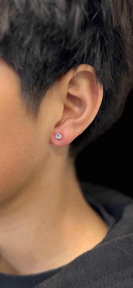 Kids 6-12 Earlobes 14k Solid Gold