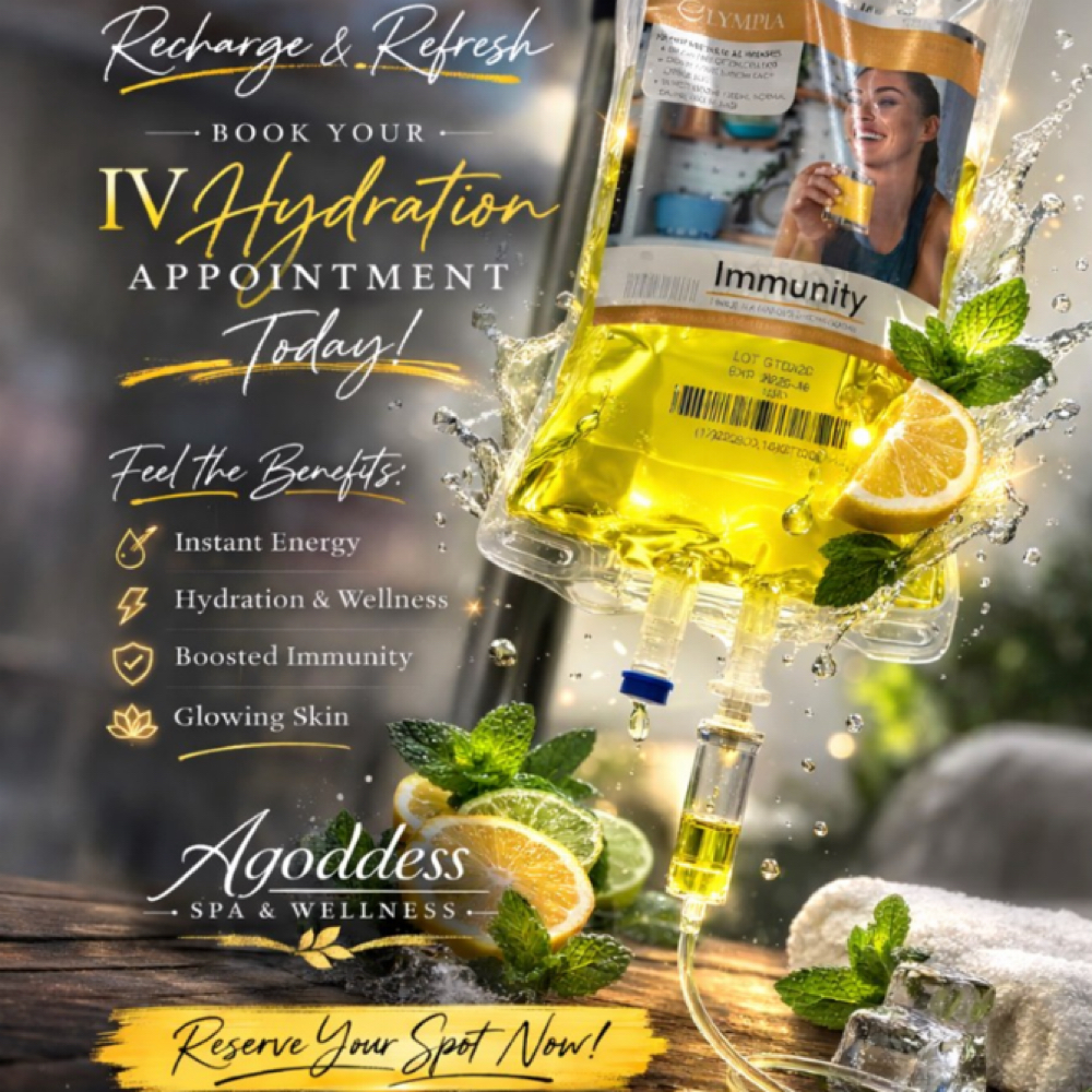 IV Therapy at Agoddess Spa & Wellness in DeSoto, TX