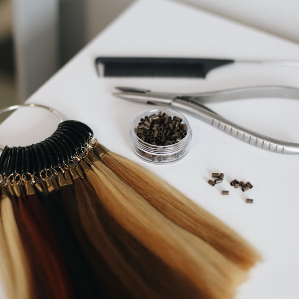 Hand Tied Wefts (2-3 Rows) at Lindsey Morgan Artistry in Madisonville, KY