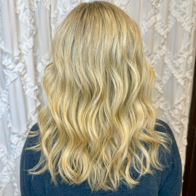 Full Foil/Balayage & Style at Hair Designs by Jessica in Cary, NC