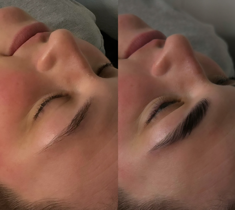 Brow Lamination and Tint