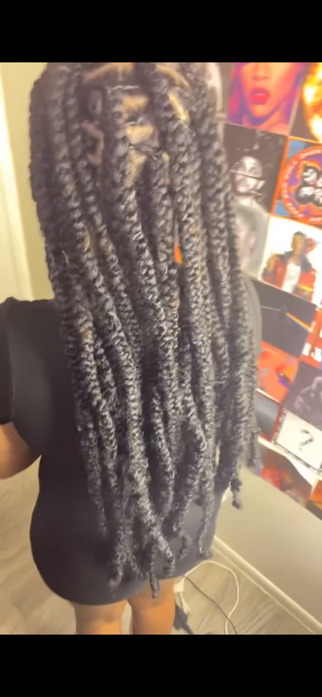 Knotless Over Locs