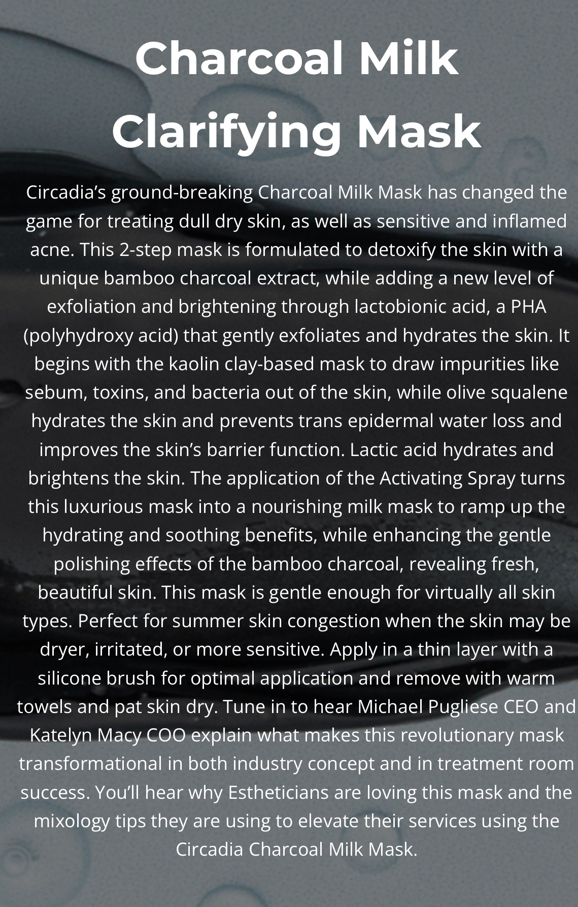 Clarifying Mask