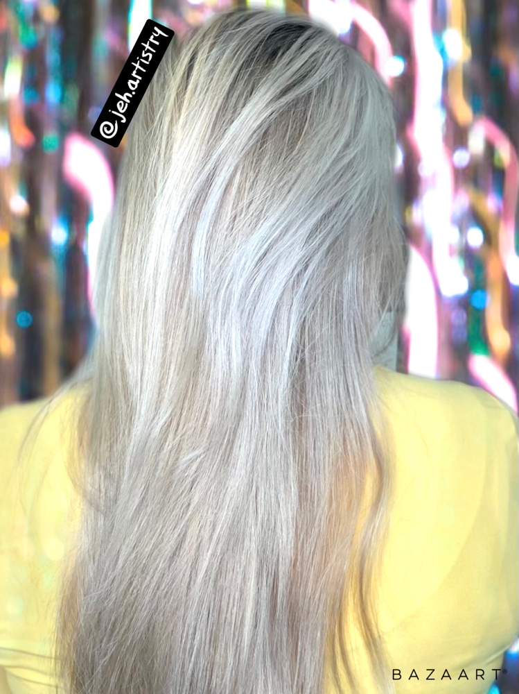 Root Retouch/On Scalp With Bleach