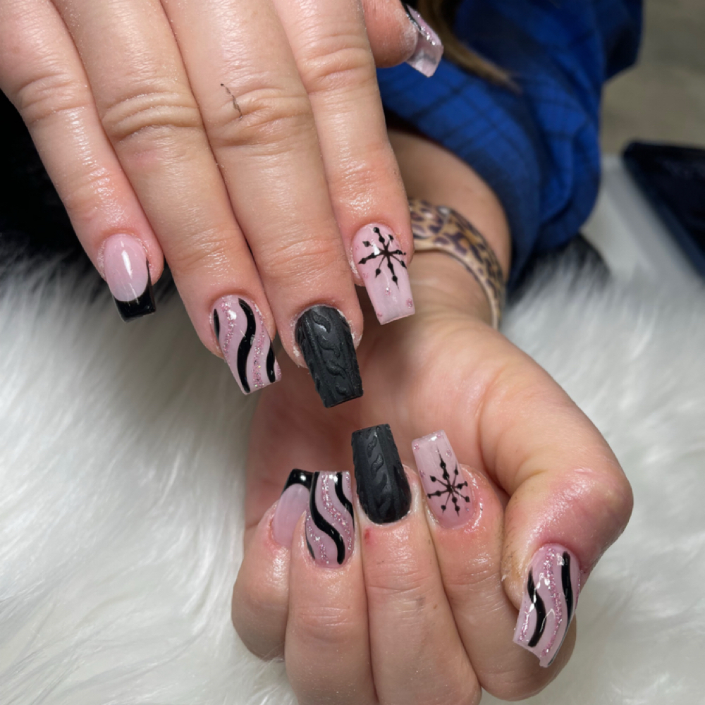 Acrylic Full Set at Sorcery Hair&Nails in Salem Ohio, OH