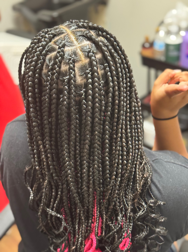 Medium Knotless Braids at BluDiamond Braids in Fort Pierce, FL