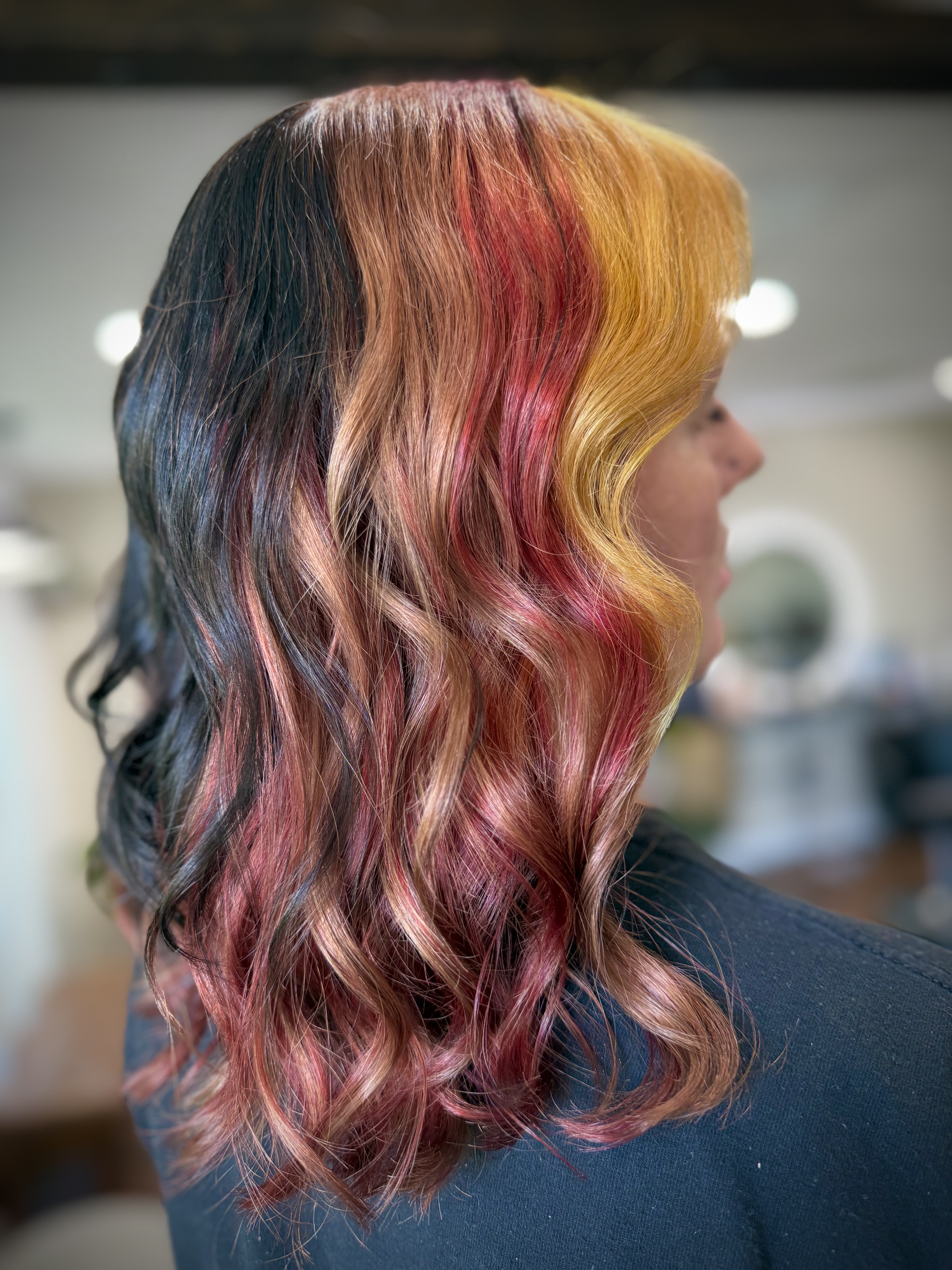 Color Blocking at Olivia Timm Hair LLC in Satellite Beach, FL