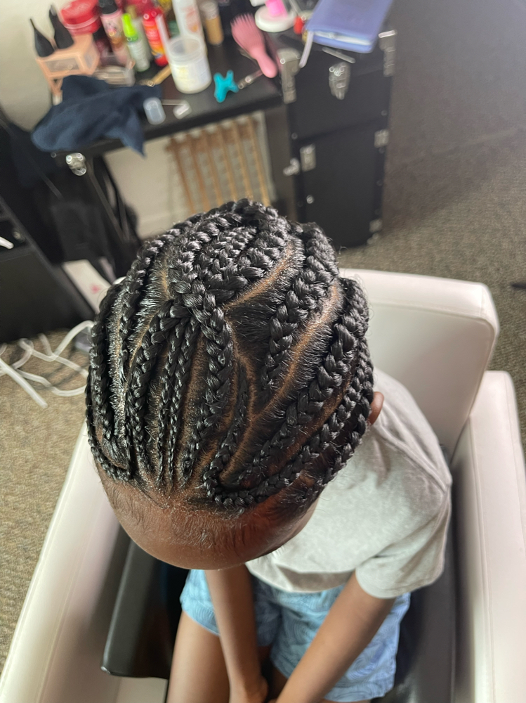 Kid Boys Cornrow at Royalty Braids And Weave LLC in Melbourne, FL