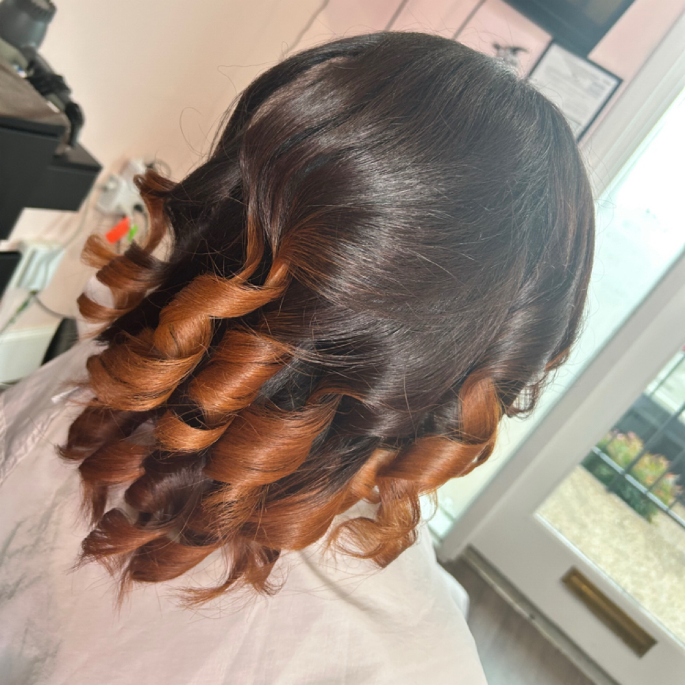 Silk Press + Dusting at Eden Holistic Hair in Hendersonville, TN