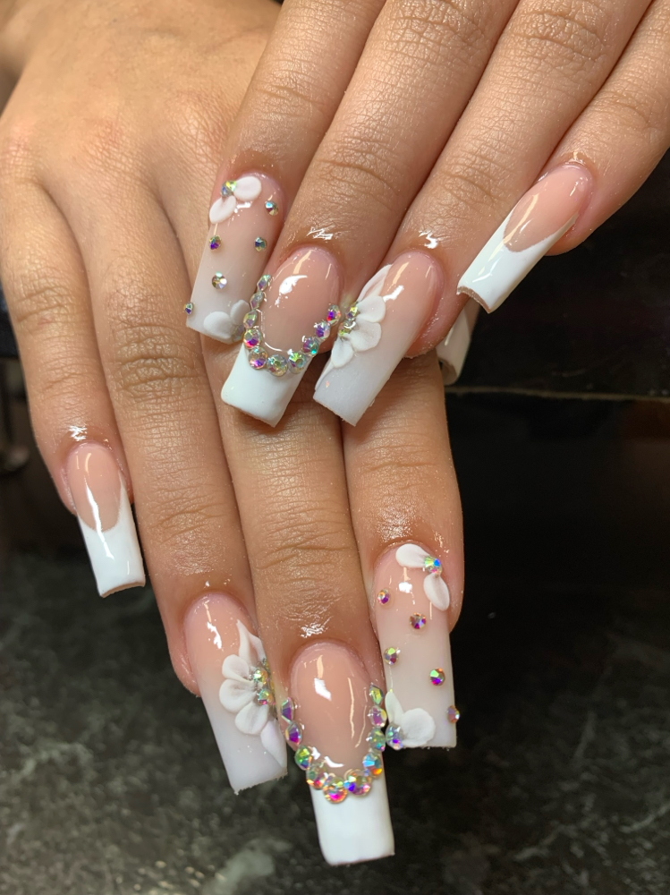 Acrylic Nails- The Works at Nails by Letta in Tyler, TX