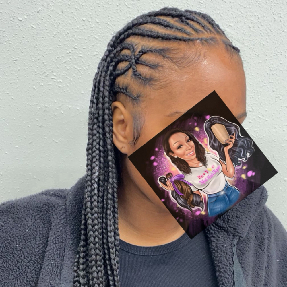 S/med Fulani Braids at BeyoutifulHairtique in Duncanvile, TX