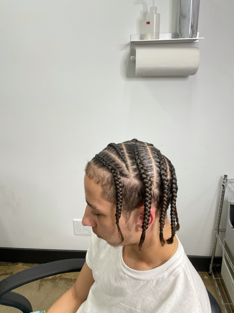 8-10 Cornrows (NOT FEED-INS)