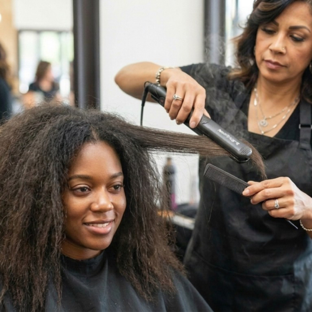 Flat Iron /curl at Hair by Elham in Homewood, IL