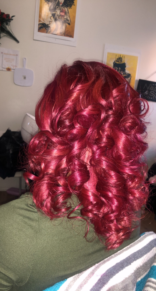 Virgin Permanent Color W/ Curl