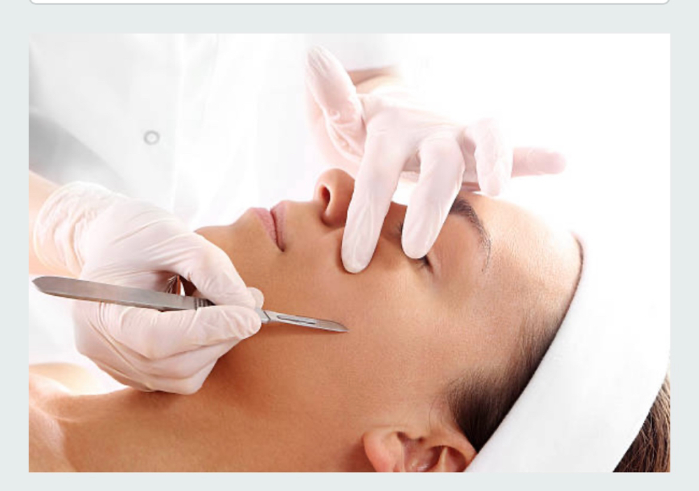 Dermaplaining Facial