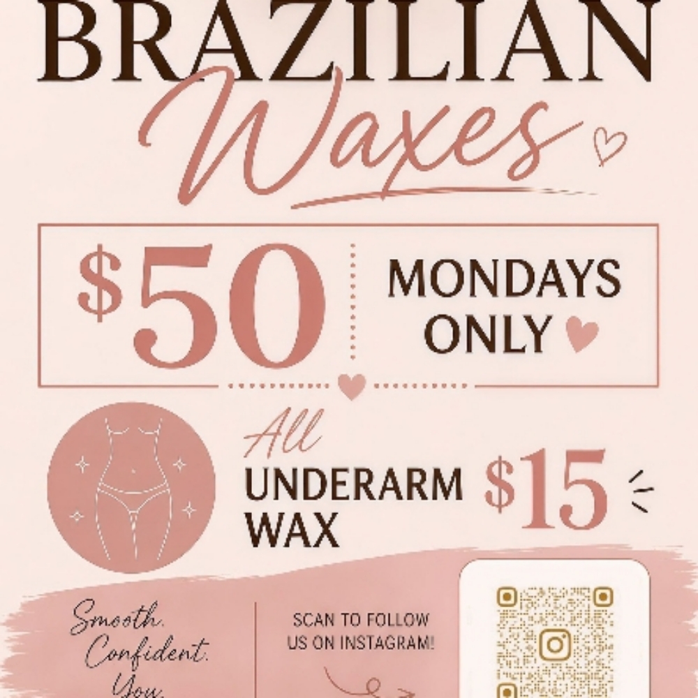 Monday's Brazilian Wax at SUBLIME BEAUTY STUDIO in MONTEREY, CA