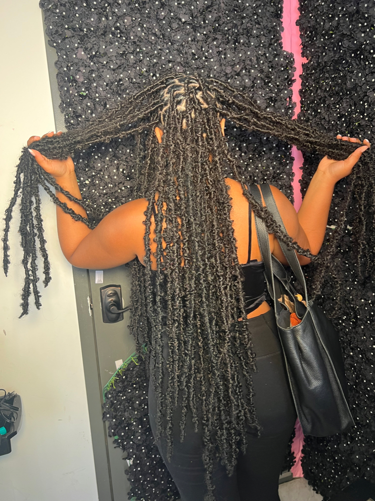 Waist/butt Length Butterfly Locs