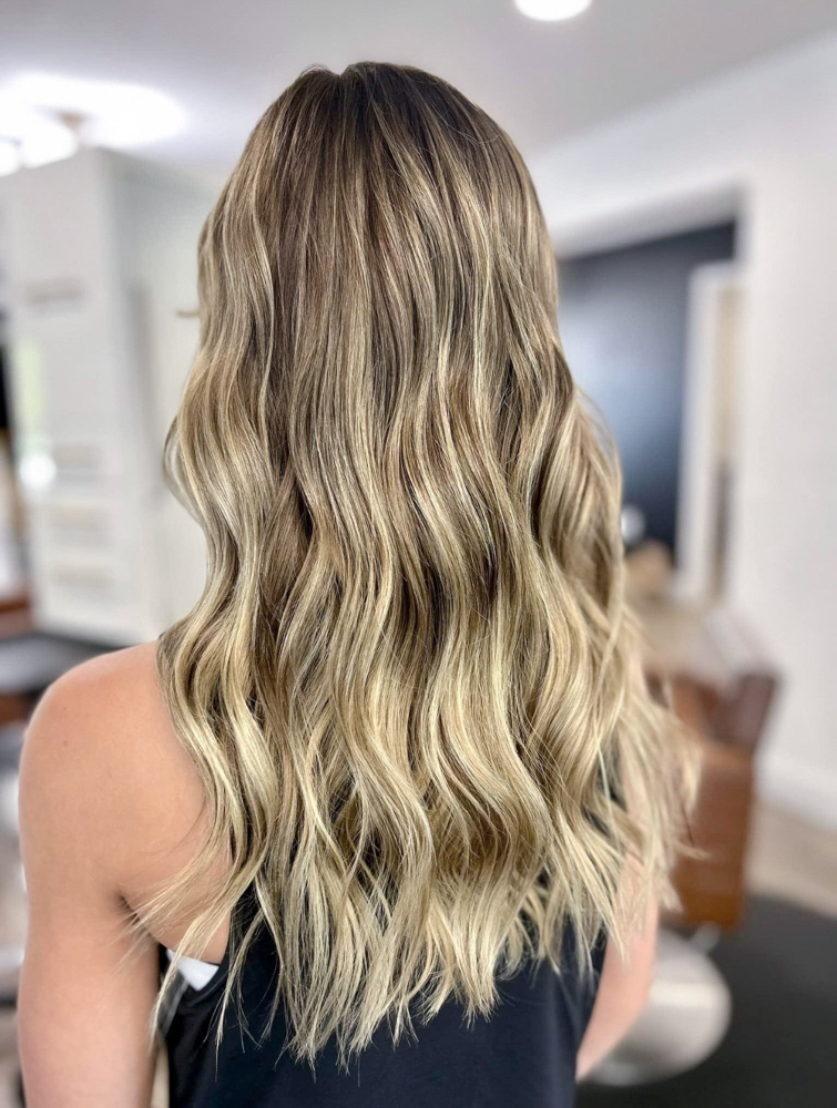 Base + Balayage + Blowout at Willow Rose Salon in Rocky Top, TN