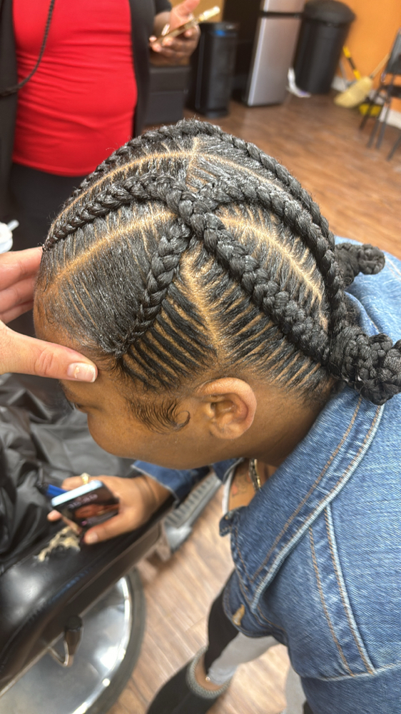 4 Criss Cross Braids