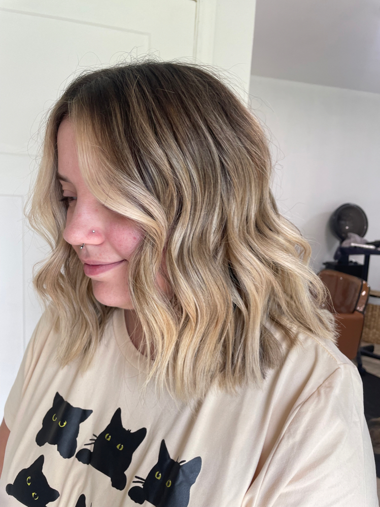 High Balayage Short Hair
