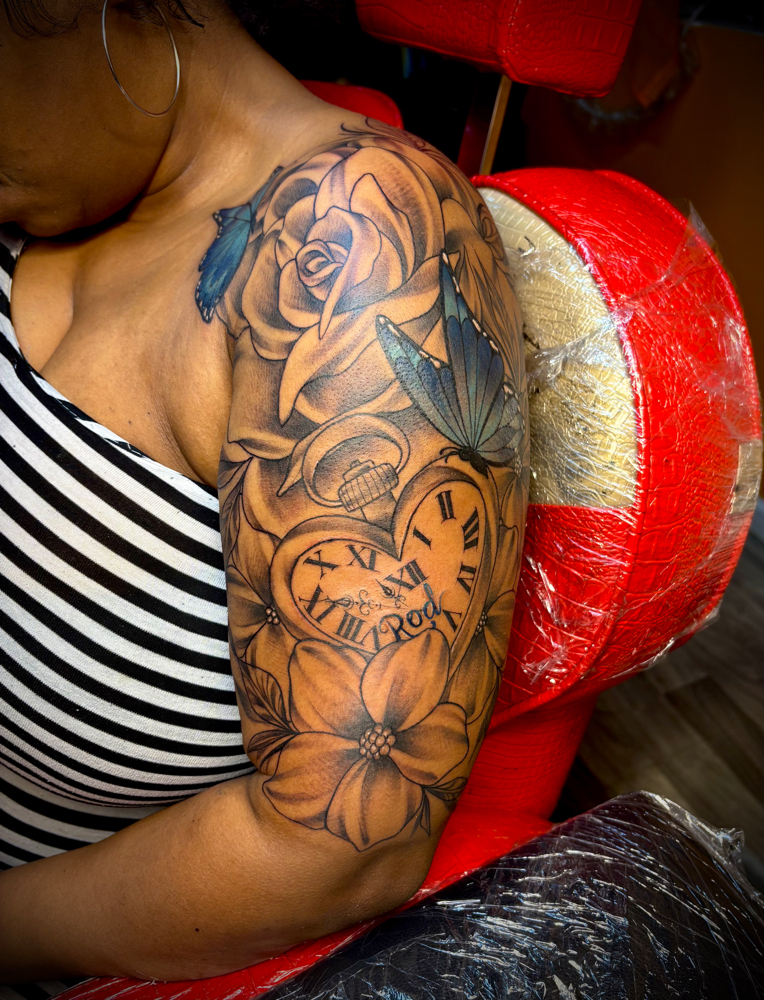 Upper Arm Quarter Sleeve Session ✨