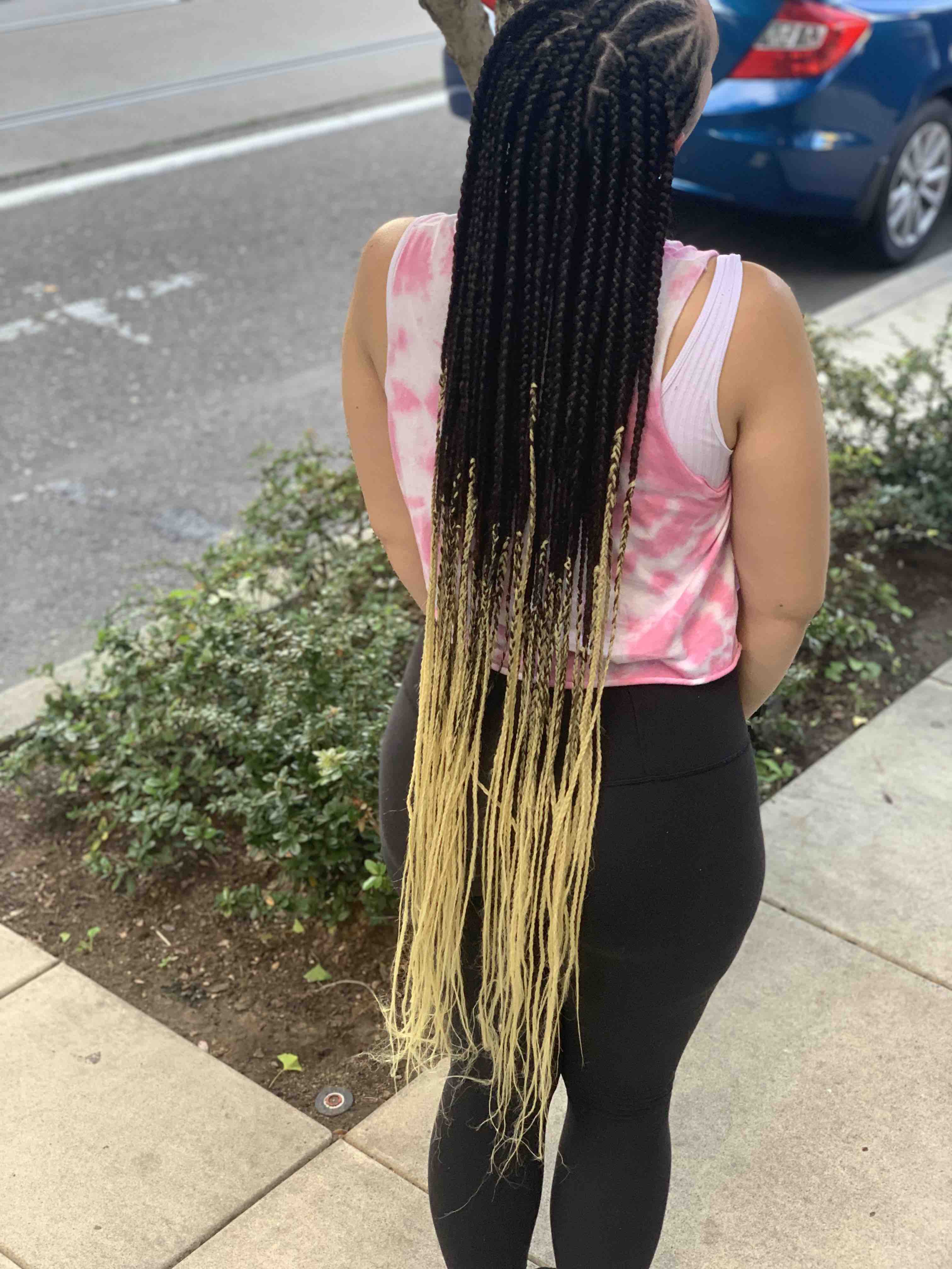 Box Braids Small 40” And Longer