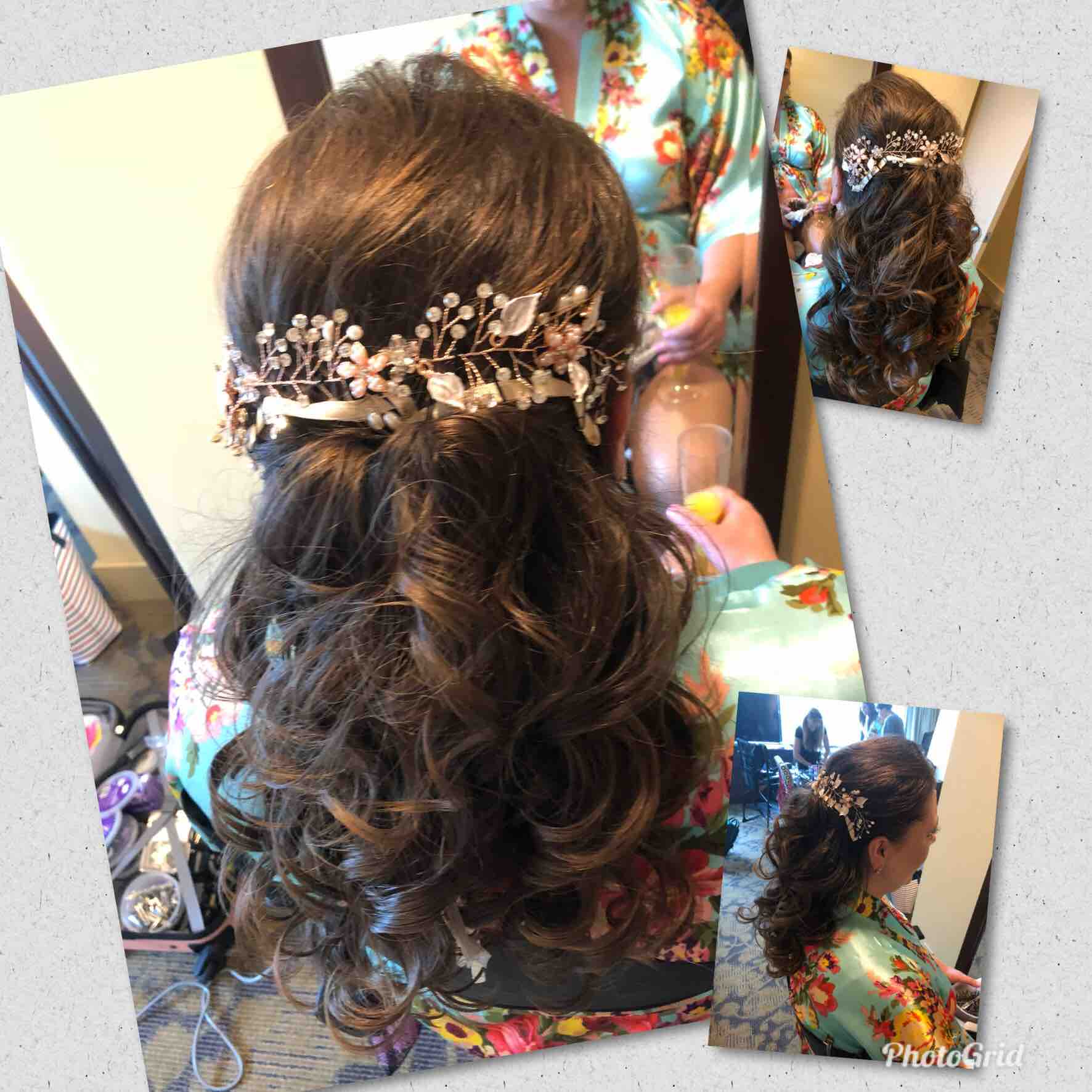 Bridesmaid Hairstyling at Enchanted Hair Salon On The Go in East Hanover, NJ